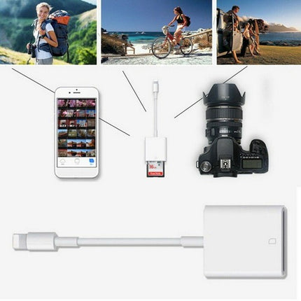 8Pin SD Card Camera Reader for iPhone XR XS Max iPad Pro Mini