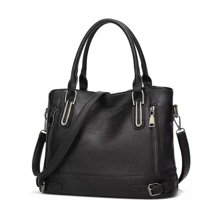 NEW Ladies PU Leather Handbag, Shoulder Tote & Crossbody Purse
