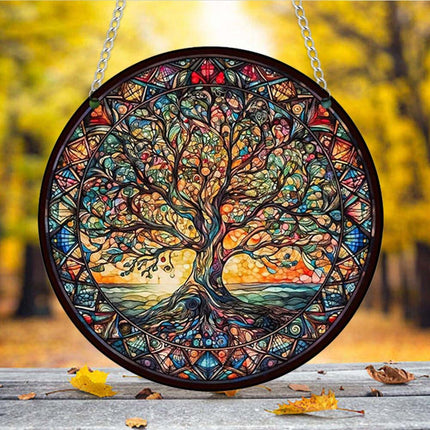 3Pack Tree of Life Home Garden Wall Art, Indoor Outdoor Acrylic Ornament