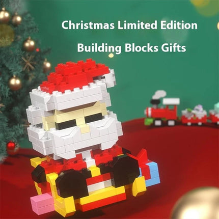 Santa Claus Design Building Blocks Set, 6Pcs Christmas Ornaments