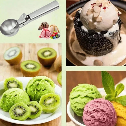 Multifunctional Stainless Steel Dual-Purpose Ice Cream Scoop and Maker Kitchen