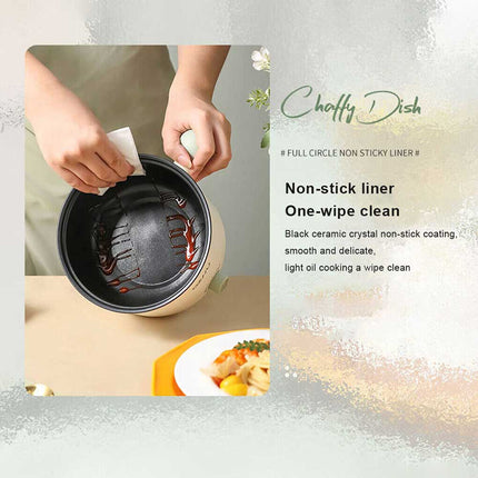 Small Electric Cooker Boiling Stewing Pot Portable Travel Dormitory Kitchen