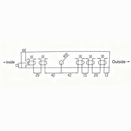 12V Electric Double Aluminium Caravan RV Step - Silver Pull-Out Drop-Down Model