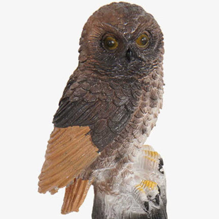 Solar Owl Garden Light LED Waterproof Outdoor Novelty Lawn Ornament Lamp