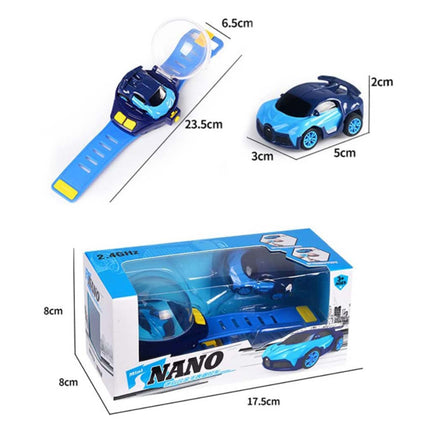 Car-Themed Remote Control Watch Toy for Boys, Analog Cartoon Car Gift
