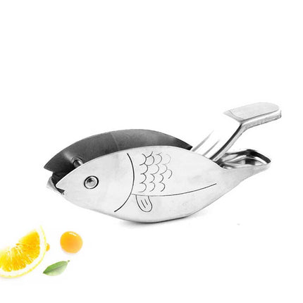 Fish Shape Stainless Steel Lemon Juicer Manual Lime Squeezer Press Tool