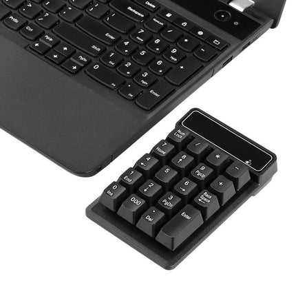 Wireless Numeric Keypad 2.4GHz, 19 Keys, Mechanical Feel Keyboard
