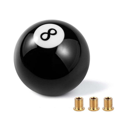 Manual Car Gear Shifter Knob, Billiard Ball Style with 3 Adapters
