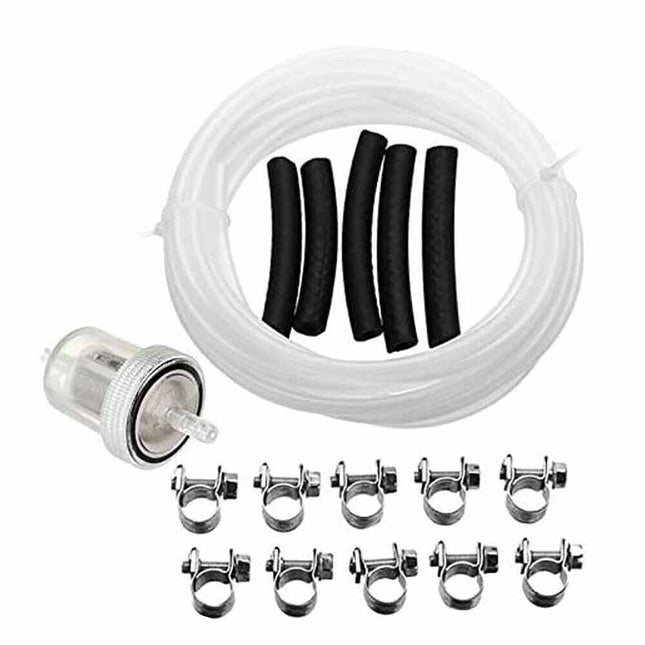 4M Fuel Pipe Line Set with Hose Clips and Filter for Diesel Heaters