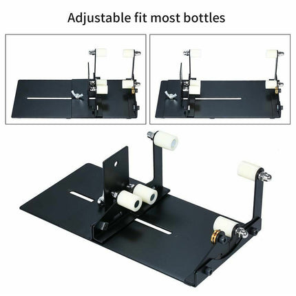 Glass Bottle Cutter Kit Adjustable Sizes 5 Wheels Round Cutting Tool