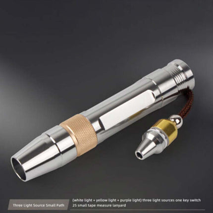 UV LED Torch Set 365 395NM Ultraviolet Light Jade Gem Inspection Lamp
