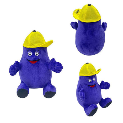 22cm Yellow Hat Plush Doll, Soft Short Plush Toy, Ideal Gift for Kids