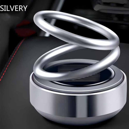 Portable Solar Kinetic Car Air Freshener with Aromatherapy