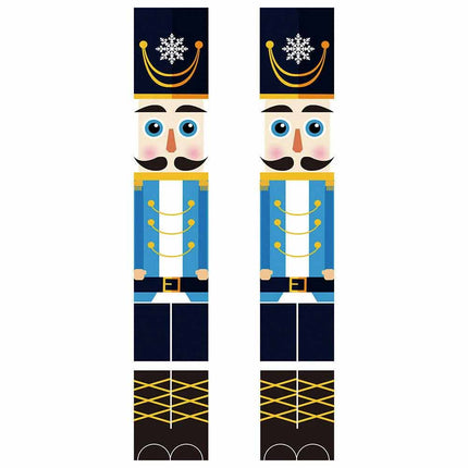 Nutcracker Soldier Door Banner Couplet Merry Christmas 1.8M Xmas Decor