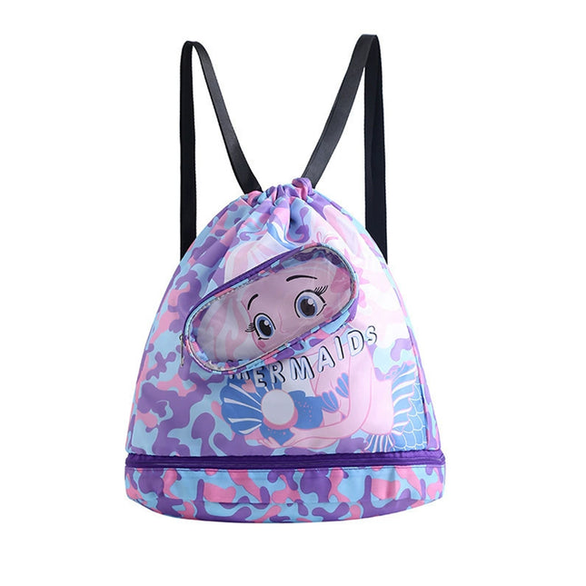 Dry Wet Separation Kids Swim Bag, Storage & Washing Bag for Children