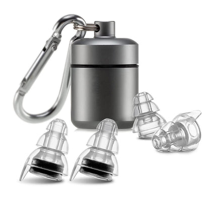 24dB High Fidelity Concert Earplugs Reusable Musicians Hearing Protection