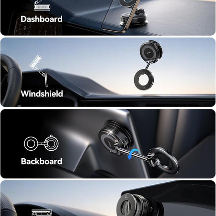 JOYROOM 360° Magnetic Car Mount, MagSafe Suction Cup Holder for iPhone Android