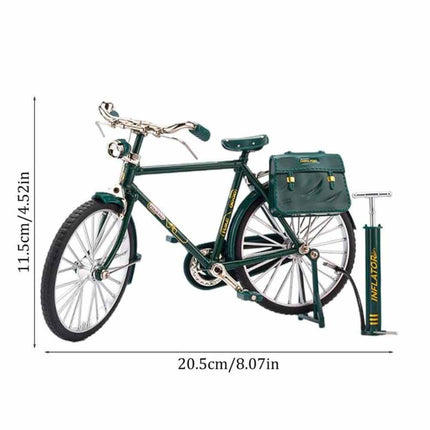 DIY Retro Mini Bicycle Alloy Model Finger Bike Simulation Miniature Toys