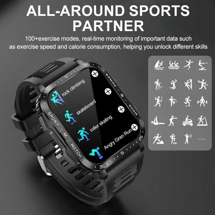2025 Waterproof Smartwatch Heart Rate Fitness Tracker for Men Women