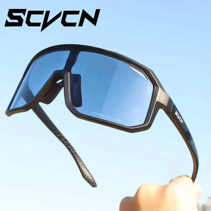 Photochromic Cycling Glasses Men Women Mountain Bike Road Sunglasses