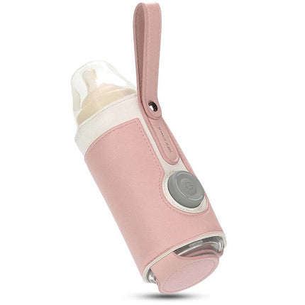 Portable Adjustable USB Milk Warmer Travel Bottle Pouch Bag Heater