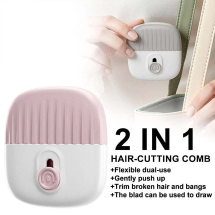2-in-1 Baby Haircut & Grooming Comb for Trimming Bangs & Broken Hair