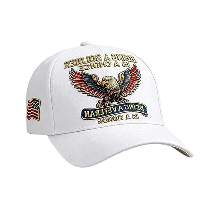 Veteran Commemorative Baseball Cap, Being a Soldier Embroidered Hat