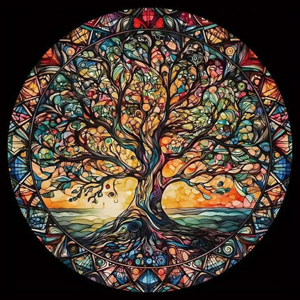 3Pack Tree of Life Home Garden Wall Art, Indoor Outdoor Acrylic Ornament