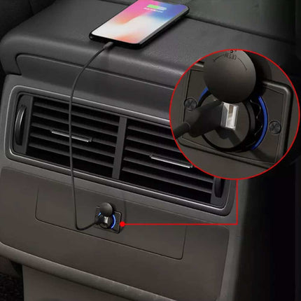 Dual QC3.0 USB Car Fast Charger 3.1A 12/24V Socket Outlet for Caravan RV