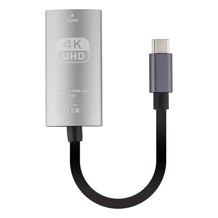 USB C to HDMI Adapter 4K 60Hz, Type-C to HDMI Converter Cable for Laptop, Tablet, TV
