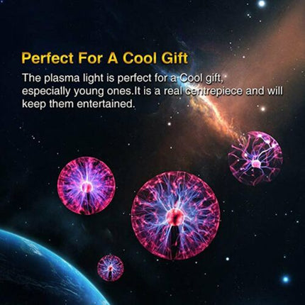 Magic Glass Plasma Ball 14cm, Touch USB Electric Globe Night Light Lamp
