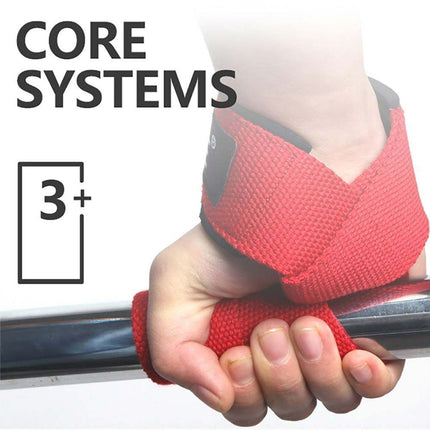 Anti-Slip Wrist Straps for Weight Lifting – Grip Belt Pair Support
