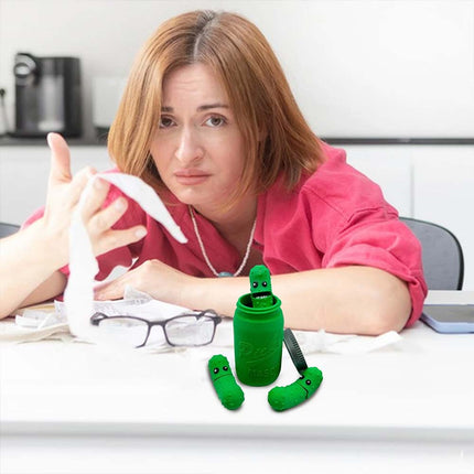 3D Printed Pickles in Mason Jar, Fun Gift for Everyone
