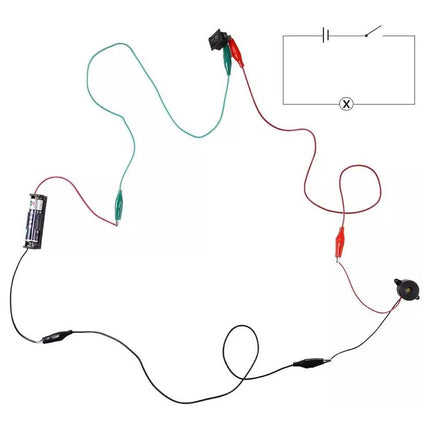 Sntieecr Electric Circuit Motor Kit – Science Experiment Educational Montessori Toy
