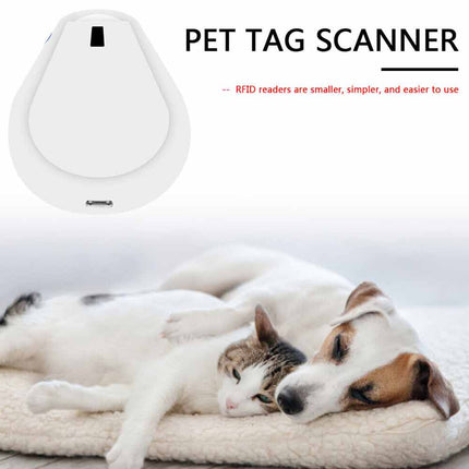 Handheld Pet Microchip Scanner, RFID Digital Identification Reader