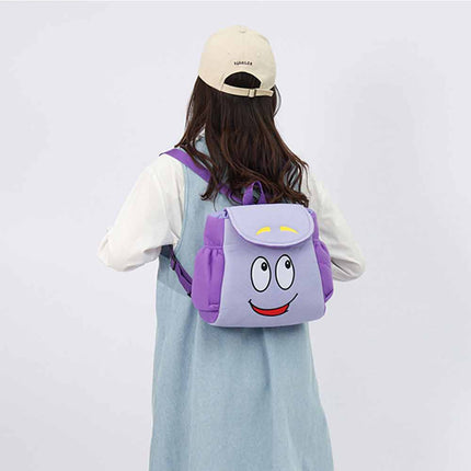 Dora the Explorer Backpack Purple Rescue Bag with Map Gift