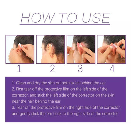 6 Pcs Box Earlap Ear Corrector Cosmetic Prominent Ears Correction Device