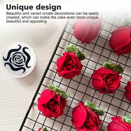 XL Stainless Steel Russian Rosebuds Icing Tip – Pastry Piping Nozzle DIY