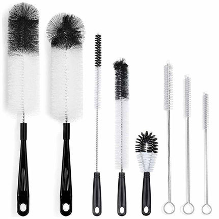 8Pcs Long Handle Cleaning Brush for Bottles & Cups, Kitchen Scrub Washer