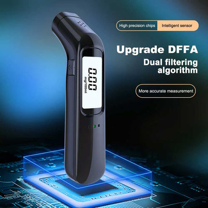 Digital Breathalyzer Alcohol Tester, Rechargeable Detector Analyzer Tool
