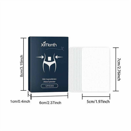 12pcs Slimming Patch Slim Belly Burn Abdomen Weight Loss Fat Burning Pads