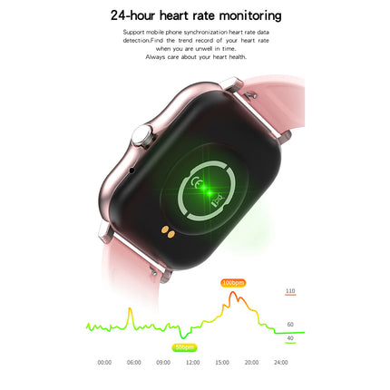 Bluetooth Smart Watch Heart Rate Waterproof for Men Women iPhone Android