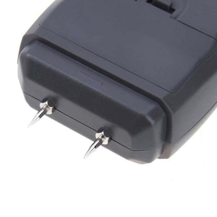 Digital Wood Moisture Meter 2-Pin Damp Detector for Firewood Testing