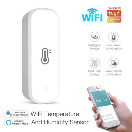 Smart Temperature Humidity Sensor Tuya WiFi Zigbee Thermometer Hygrometer
