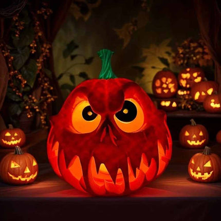 LED Decorative Pumpkin Halloween Lantern Party Prop & Home Decoration