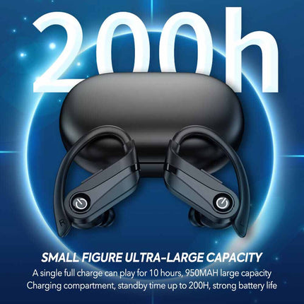 Bluetooth 5.3 Earbuds Wireless Earphones Sports Stereo Ear Hook Headphones