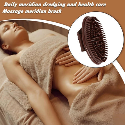 2 Pcs Meridian Pressure Brush Body Massage Brush for Back Legs Arms