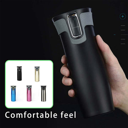 550ml Stainless Steel Thermal Bottle Travel Mug Portable Coffee Cup