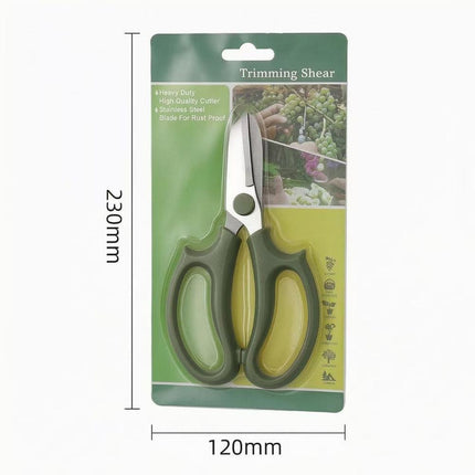 Garden Scissors & Floral Pruning Shears, Stainless Steel for Potted Plants