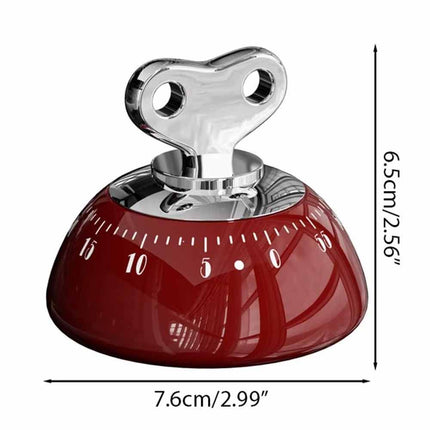 Manual Mechanical Magnetic Kitchen Timer, 60-Minute Countdown for Cooking
